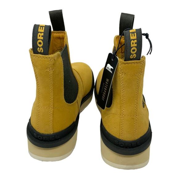 Sorel Hi-Line Chelsea Boot Geo Yellow Jet Size 8 NWT $175 MSRP - Picture 5 of 8